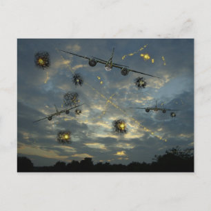 Havoc Head on Angriff Postkarte