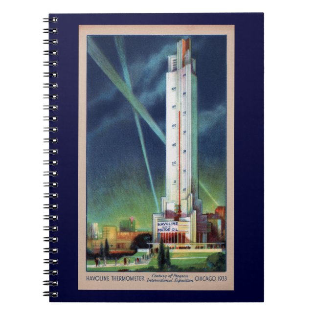 Havoline Thermometer Notebook Notizblock (Vorderseite)