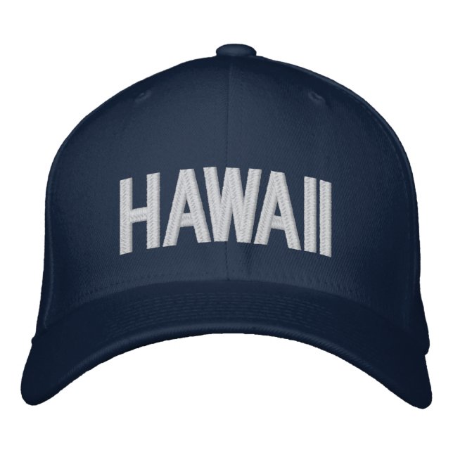 HAWAI BESTICKTE BASEBALLKAPPE (Vorderseite)