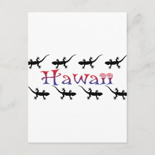 Hawai-Gckos Postkarte