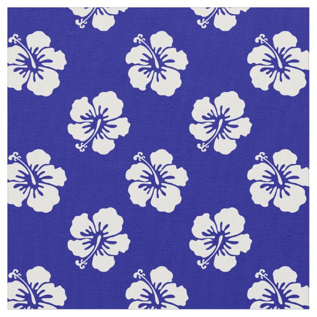 Hawaïen-Hibiscus-Motiv Stoff (Nahaufnahme)