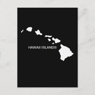 Hawaii-Acht-Inseln Postkarte