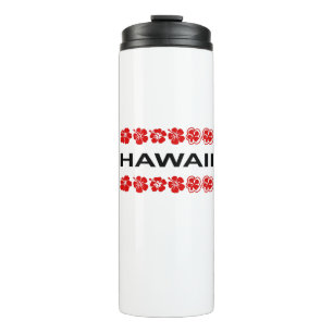 Hawaii Aloha Blume Bands Light Color Thermosbecher