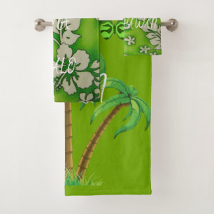 Hawaii Aloha Collection Badetuch Set