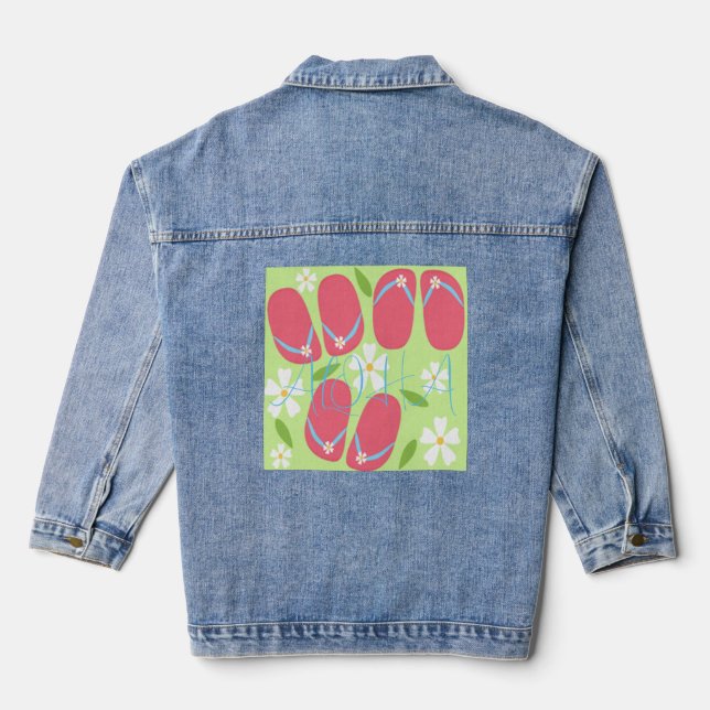 Hawaii Aloha Collection Jeansjacke (Rückseite)