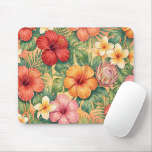 Hawaii Aloha Dekorative Blumen Muster Mousepad