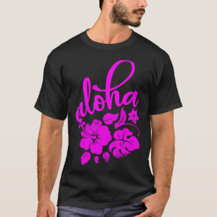Hawaii Aloha Hibiskus Hawaiianisches Party Pullove T-Shirt