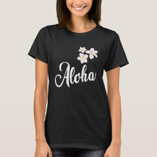 Hawaii Aloha Hibiskus Hawaiianisches Party Pullove T-Shirt