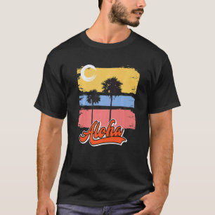 Hawaii Aloha Hibiskus Hawaiianisches Party T-Shirt