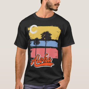 Hawaii Aloha Hibiskus Hawaiianisches Party T-Shirt