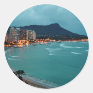 HAWAII ALOHA KOLLEKTION RUNDER AUFKLEBER