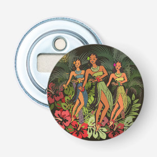 Hawaii Aloha Palm Hula Art Design Flaschenöffner