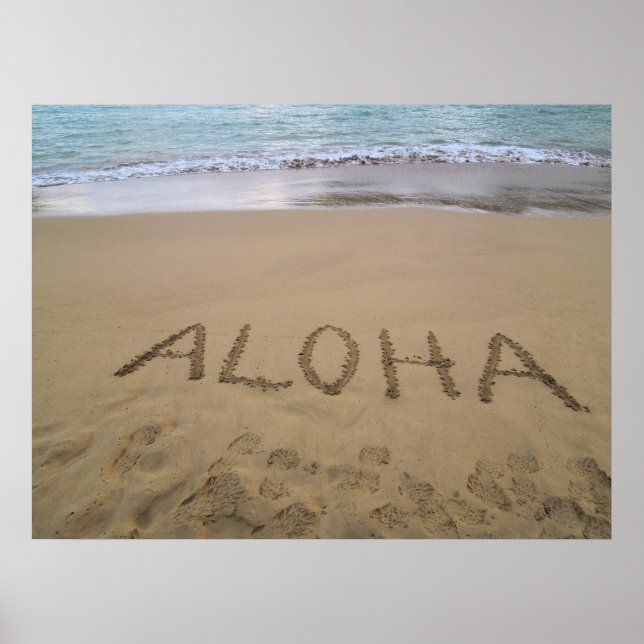 Hawaii Aloha Poster (Vorne)