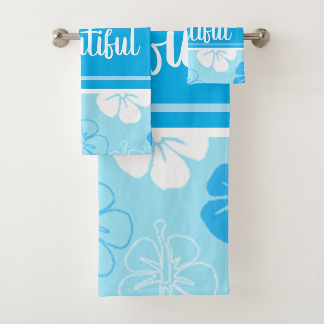 Hawaii-Aloha-Sammlung Badhandtuch Set (Insitu)