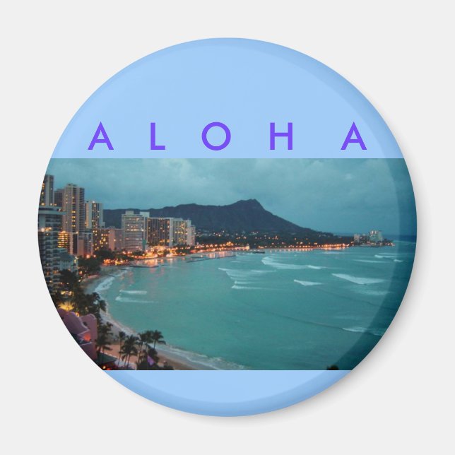 HAWAII-ALOHA-SAMMLUNG MAGNET (Vorne)