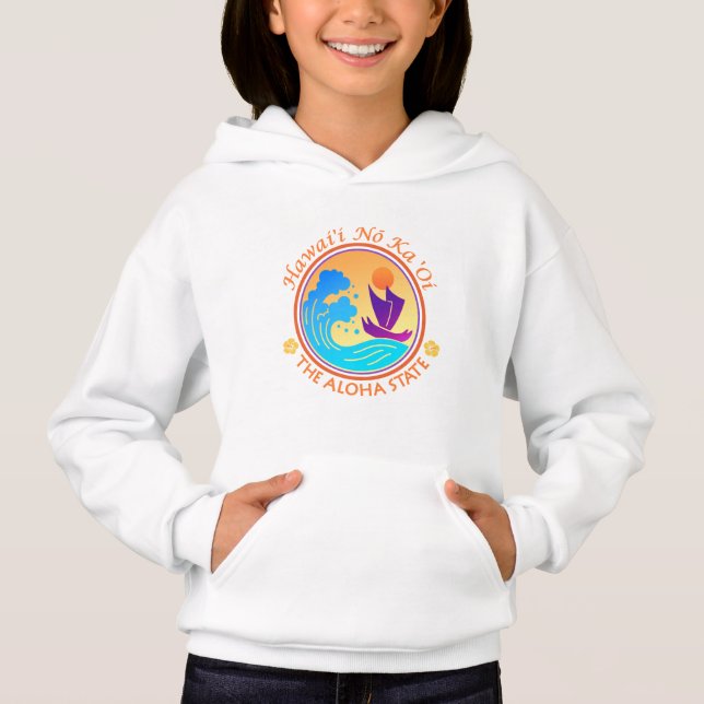 Hawaii Aloha Staat Hoodie (Vorderseite)