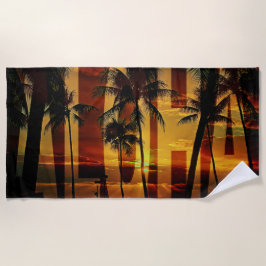 Hawaii Aloha Strandtuch