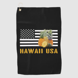 Hawaii, Ananas Golfhandtuch