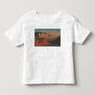 Hawaii - Ansicht von Kilauea Vulkan in ha Kleinkind T-shirt