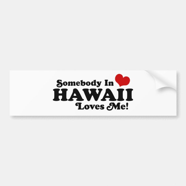 Hawaii Autoaufkleber (Vorne)