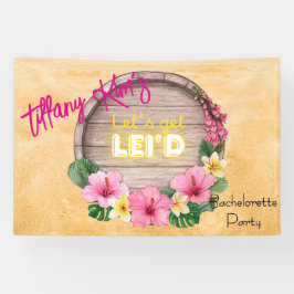 Hawaii Bachelorette Party  Banner
