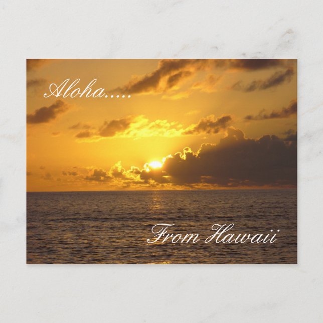 Hawaii Beach 2, Aloha...... aus Hawaii Postkarte (Vorderseite)