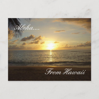 Hawaii Beach 3, Aloha...., aus Hawaii Postkarte