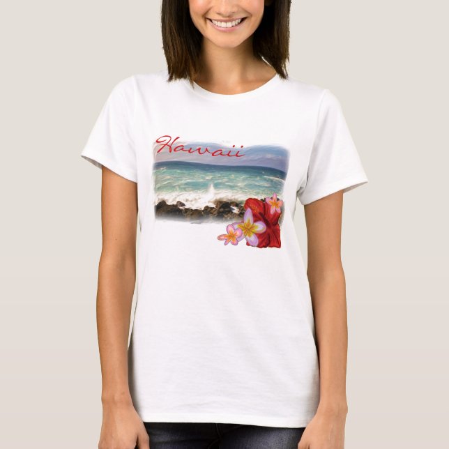 Hawaii Beach Damen Shirt (Vorderseite)