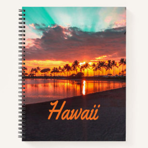 Hawaii Beach Hawaiianische Inseln Notizbuch