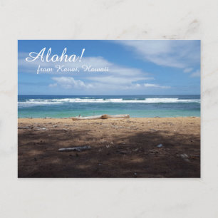 Hawaii Beach Postcard Postkarte