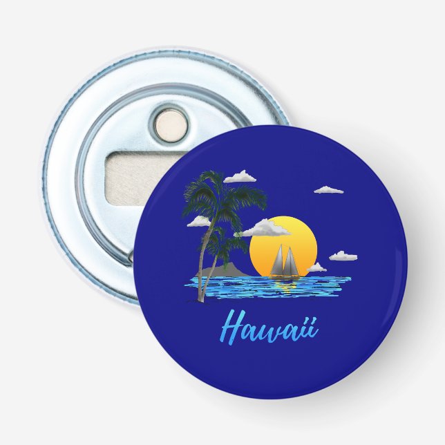 Hawaii Beach Sunset Flaschenöffner (Vorderseite)