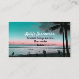 Hawaii Beach Wear Business Card Visitenkarte