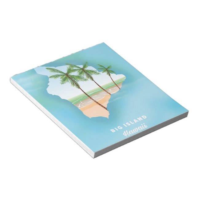 Hawaii Big Island Notizblock (angewinkelt)