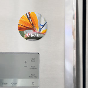 Hawaii Bird of Paradise Pflanze Blume Magnet