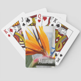 Hawaii Bird of Paradise Pflanze Blume Spielkarten