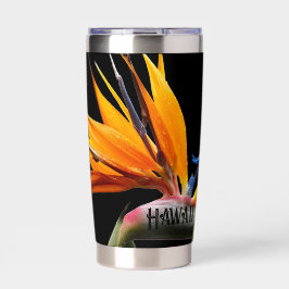 Hawaii Bird of Paradise Pflanze Blume Thermobecher