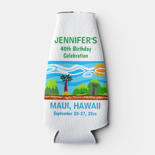 Hawaii Birthday Party Trip Favoriser Glacière bout (Devant)