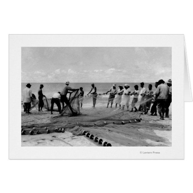 Hawaii - Blick auf die Hukilau-Netze an der Küste (Vorderseite (Horizontal))