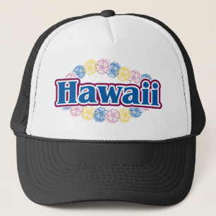 Hawaii-Blumen Truckerkappe