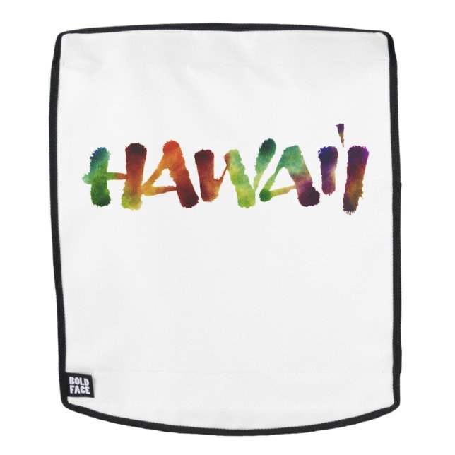 Hawai'i - Brieftkalligrafie - Aloha Hawaii Rucksack (Abnehmbare Front)