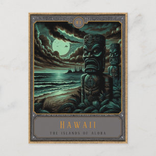 Hawaii   Carte postale Art gothique