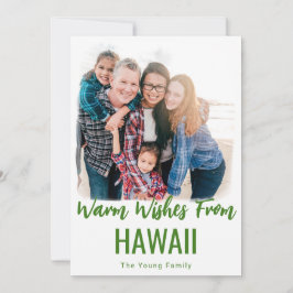 HAWAII CARTES DE NOËL CARTES DE PLAGE PHOTO CARTES