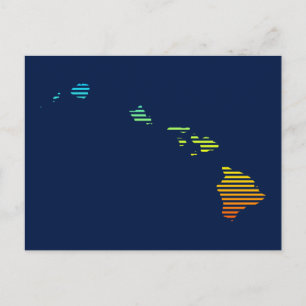 Hawaii Chill Fade Postkarte