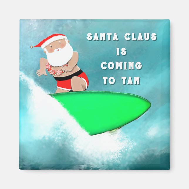 Hawaii Christmas Holiday Gift Magnet (Vorne)