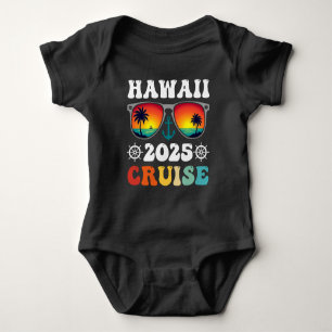 Hawaii Cruise 2025 Reiseroute Matching Family Baby Strampler