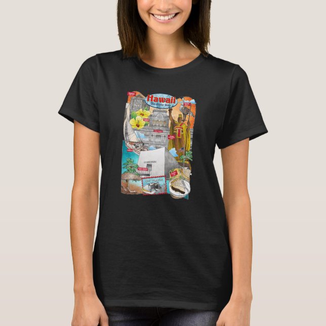Hawaii Der Aloha-Staat T-Shirt (Vorderseite)
