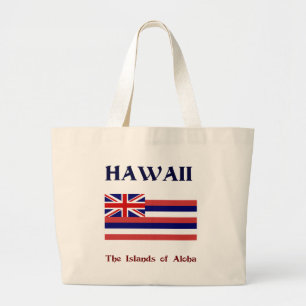 Hawaii, die Inseln Aloha Jumbo Stoffbeutel