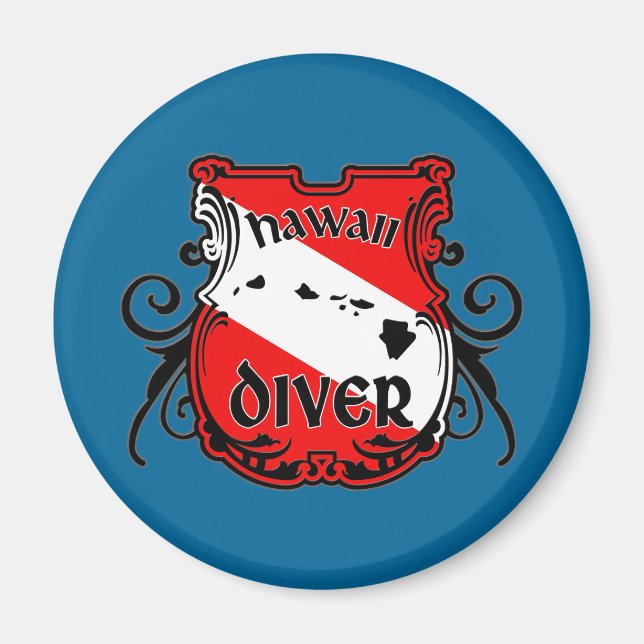 Hawaii Diver Magnet (Vorne)