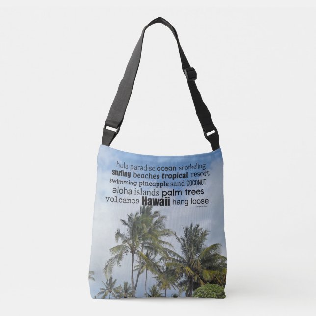 Hawaii Dream Trip Tragetaschen Mit Langen Trägern (Vorderseite)