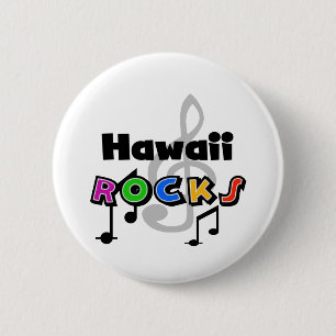 Hawaii-Felsen Button